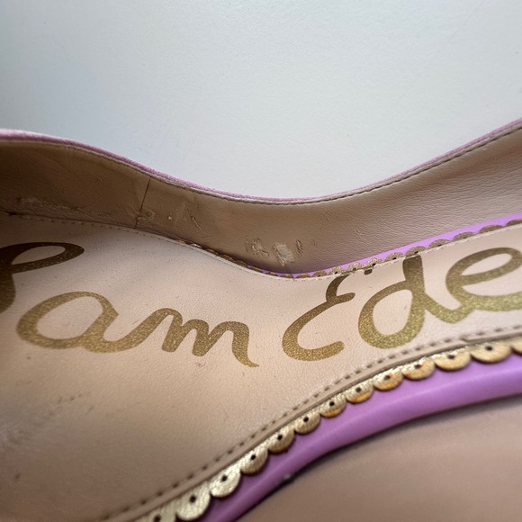 Sam Edelman Hazel Suede Pointed Toe Pumps - Pink - Size 8 - Picture 13 of 16